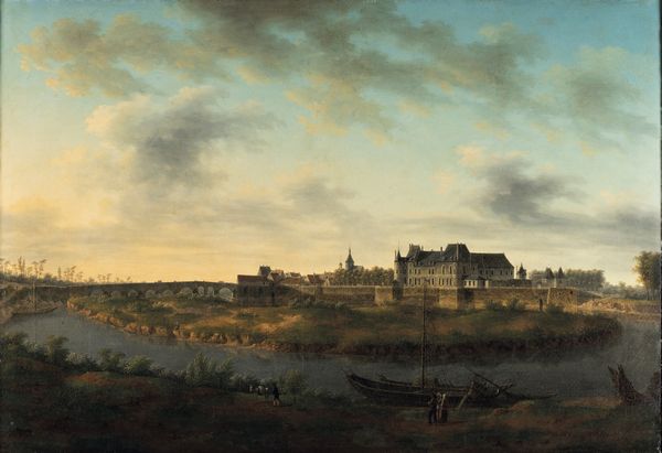 Scuola francese della fine del XVIII secolo Paesaggi con vedute di citt�  - Asta Dipinti Antichi - Associazione Nazionale - Case d'Asta italiane
