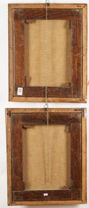 Giandomenico Tiepolo, nei modi di : Figure della commedia dell�arte  - Asta Dipinti Antichi - Associazione Nazionale - Case d'Asta italiane