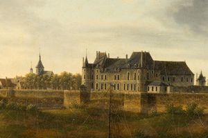 Scuola francese della fine del XVIII secolo Paesaggi con vedute di citt�  - Asta Dipinti Antichi - Associazione Nazionale - Case d'Asta italiane