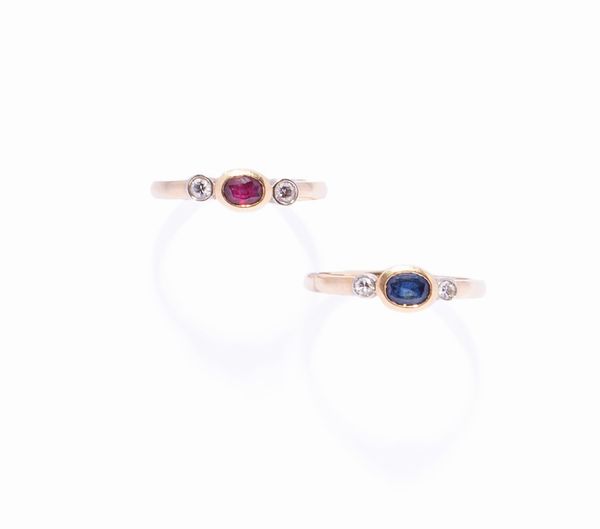 Due anelli  - Asta Gioielli - Associazione Nazionale - Case d'Asta italiane