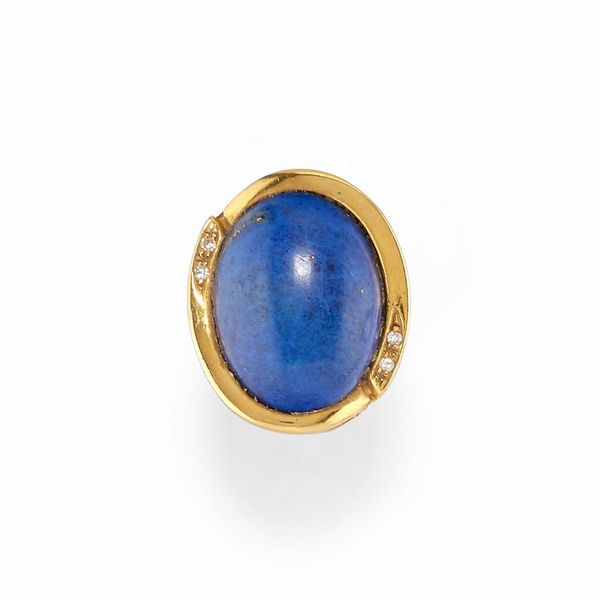 Anello con lapislazzuli  - Asta Gioielli - Associazione Nazionale - Case d'Asta italiane