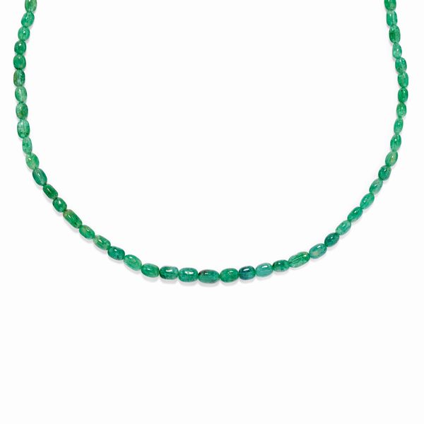 Collana con smeraldi  - Asta Gioielli - Associazione Nazionale - Case d'Asta italiane