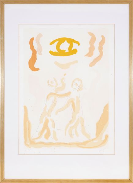 VIRGILIO GUIDI : Incontro - Testina  - Asta Multipli d'Autore - Associazione Nazionale - Case d'Asta italiane