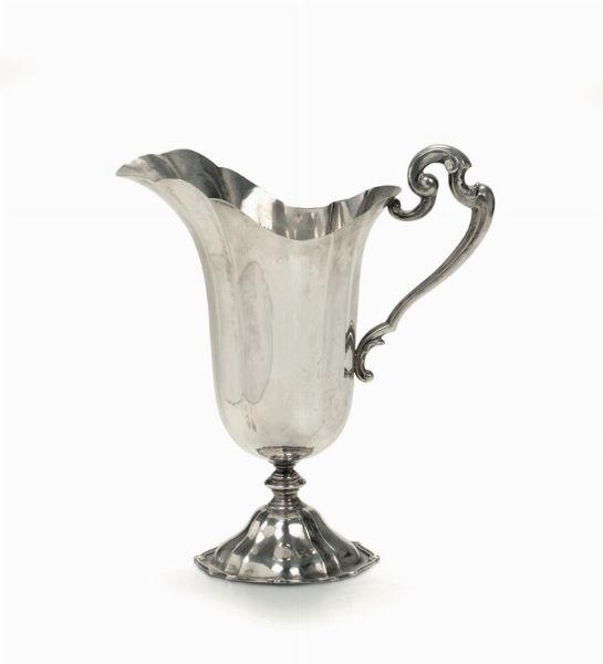 Caraffa in argento, manifattura italiana del XX secolo  - Asta Antiquariato - Associazione Nazionale - Case d'Asta italiane