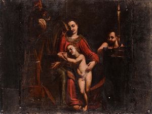 Castello Bernardo - Madonna con Bambino e figure