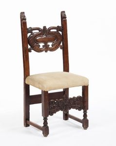 Cinque sedie a rocchetto in stile, XIX secolo  - Asta Antiquariato - Associazione Nazionale - Case d'Asta italiane