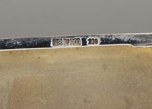 Portasigarette in argento e smalti, Germania 1910, firmato Luis Usabal  - Asta Antiquariato - Associazione Nazionale - Case d'Asta italiane