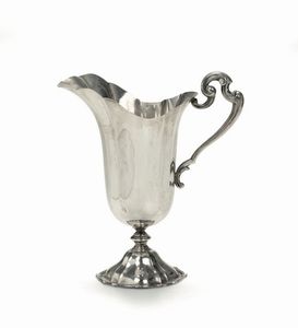Caraffa in argento, manifattura italiana del XX secolo  - Asta Antiquariato - Associazione Nazionale - Case d'Asta italiane
