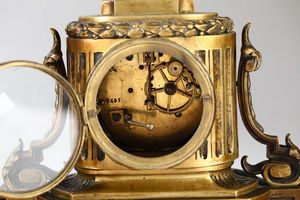 Trittico in metallo dorato, XIX secolo  - Asta Antiquariato - Associazione Nazionale - Case d'Asta italiane