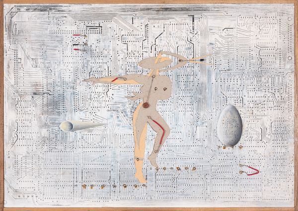 Mario De Leo : Affresco mediterraneo  - Asta Arte Moderna e Contemporanea - Associazione Nazionale - Case d'Asta italiane