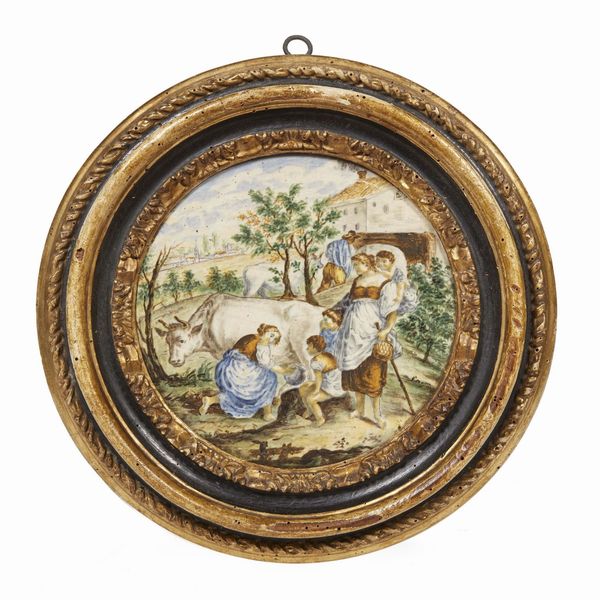 TONDINO, CASTELLI, SECOLO XIX  - Asta CERAMICA. MAIOLICHE E PORCELLANE DAL XVI AL XIX SECOLO - Associazione Nazionale - Case d'Asta italiane