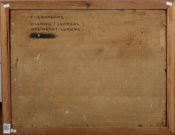 F. Lantoine Diamou, Senegal  - Asta Dipinti del XIX e XX secolo - Associazione Nazionale - Case d'Asta italiane