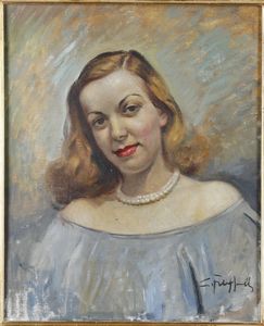 Cafiero Filippelli, Attribuito a - Figura femminile a mezzobusto