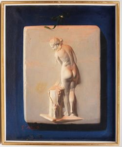 Giuseppe Molteni - Immagine di un rilievo con una bagnante