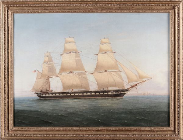 De Simone Tommaso : Ritratto dell' HMS Orlando  - Asta Arte Marinara e Strumenti Scientifici - Associazione Nazionale - Case d'Asta italiane