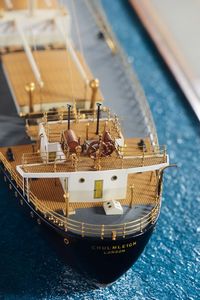 Modello da cantiere dell SS Chulmleigh al galleggiamento, Inghilterra inizio XX secolo  - Asta Arte Marinara e Strumenti Scientifici - Associazione Nazionale - Case d'Asta italiane