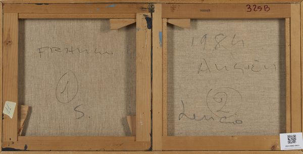 ANGELI FRANCO (1935 - 1988) : SENZA TITOLO (DITTICO), 1984  - Asta Asta 468 | ARTE MODERNA E CONTEMPORANEA Online - Associazione Nazionale - Case d'Asta italiane