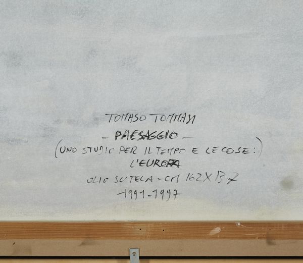 TOMMASI TOMASO (n. 1955) : PAESAGGIO, 1991-1997  - Asta Asta 468 | ARTE MODERNA E CONTEMPORANEA Online - Associazione Nazionale - Case d'Asta italiane