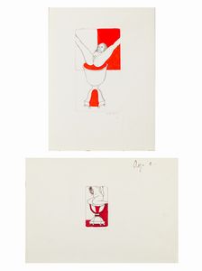 TURCATO GIULIO (1912 - 1995) - ASSO DI COPPE