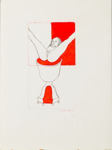 TURCATO GIULIO (1912 - 1995) : ASSO DI COPPE  - Asta Asta 468 | ARTE MODERNA E CONTEMPORANEA Online - Associazione Nazionale - Case d'Asta italiane