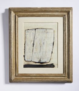 CONSAGRA PIETRO (1920 - 2005) : FONDO BIANCO (UNA IMMAGINE), 1960  - Asta Asta 468 | ARTE MODERNA E CONTEMPORANEA Online - Associazione Nazionale - Case d'Asta italiane