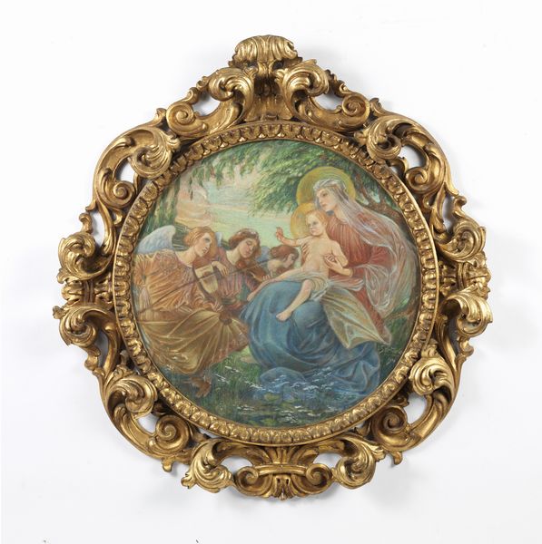 ARTISTA ITALIANO DEL XIX-XX SECOLO : Madonna con Bambino e angeli musicanti  - Asta Asta 469 | ARTE ANTICA E DEL XIX SECOLO Online - Associazione Nazionale - Case d'Asta italiane