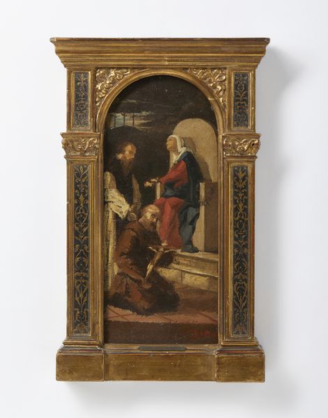 MORELLI  DOMENICO (1826 - 1901) : Attribuito a. Bozzetto per la pala d'altare per il Duomo di Caserta  - Asta Asta 469 | ARTE ANTICA E DEL XIX SECOLO Online - Associazione Nazionale - Case d'Asta italiane