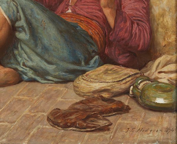 HODGSON JOHN EVAN (1831 - 1895) : L'ufficio del direttore generale delle poste a Tangeri  - Asta Asta 469 | ARTE ANTICA E DEL XIX SECOLO Online - Associazione Nazionale - Case d'Asta italiane