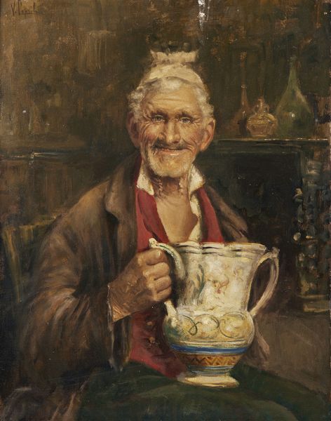 CAPRILE VINCENZO (1856 - 1936) : Ritratto di Sossio  - Asta Asta 469 | ARTE ANTICA E DEL XIX SECOLO Online - Associazione Nazionale - Case d'Asta italiane