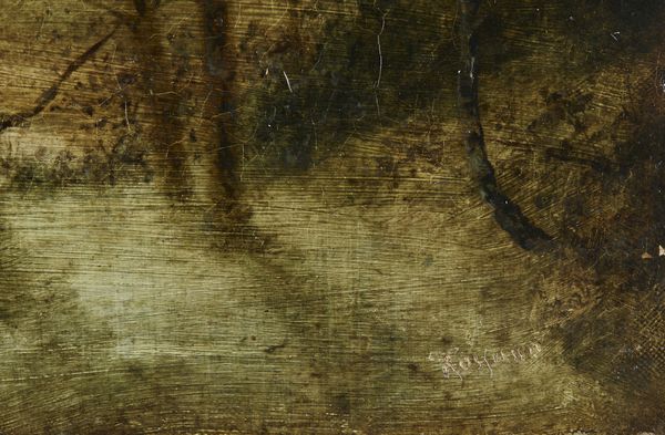 ROSSANO FEDERICO (1835 - 1912) : Veduta lagunare con personaggio  - Asta Asta 469 | ARTE ANTICA E DEL XIX SECOLO Online - Associazione Nazionale - Case d'Asta italiane