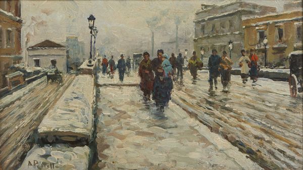 PRATELLA ATTILIO (1856 - 1949) : Ponte della Maddalena  - Asta Asta 469 | ARTE ANTICA E DEL XIX SECOLO Online - Associazione Nazionale - Case d'Asta italiane