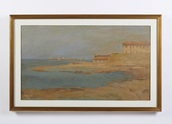 MARCH GIOVANNI (1894 - 1974) : Paesaggio marino  - Asta Asta 469 | ARTE ANTICA E DEL XIX SECOLO Online - Associazione Nazionale - Case d'Asta italiane