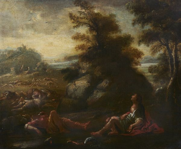 ARTISTA ITALIANO DEL XVII SECOLO : Campo di battaglia dopo lo scontro  - Asta Asta 469 | ARTE ANTICA E DEL XIX SECOLO Online - Associazione Nazionale - Case d'Asta italiane