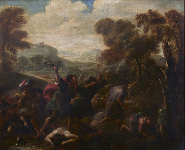 ARTISTA ITALIANO DEL XVII SECOLO : Scena di battaglia  - Asta Asta 469 | ARTE ANTICA E DEL XIX SECOLO Online - Associazione Nazionale - Case d'Asta italiane