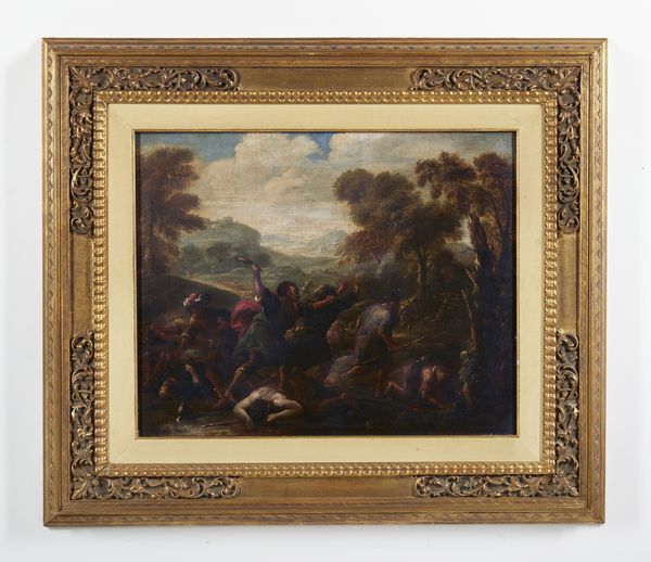 ARTISTA ITALIANO DEL XVII SECOLO : Scena di battaglia  - Asta Asta 469 | ARTE ANTICA E DEL XIX SECOLO Online - Associazione Nazionale - Case d'Asta italiane