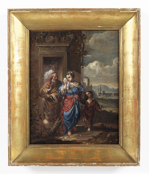 ARTISTA VENETO DEL XVIII SECOLO : Cacciata di Agar e Ismaele  - Asta Asta 469 | ARTE ANTICA E DEL XIX SECOLO Online - Associazione Nazionale - Case d'Asta italiane