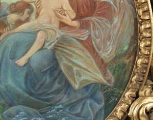 ARTISTA ITALIANO DEL XIX-XX SECOLO : Madonna con Bambino e angeli musicanti  - Asta Asta 469 | ARTE ANTICA E DEL XIX SECOLO Online - Associazione Nazionale - Case d'Asta italiane