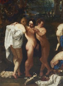 VON AACHEN HANS (1552 - 1615) : Il bagno di Diana  - Asta Asta 469 | ARTE ANTICA E DEL XIX SECOLO Online - Associazione Nazionale - Case d'Asta italiane
