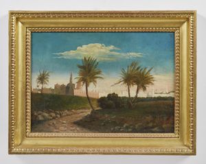 ARTISTA FRANCESE DEL XIX SECOLO : Veduta delle mura di Marrakech  - Asta Asta 469 | ARTE ANTICA E DEL XIX SECOLO Online - Associazione Nazionale - Case d'Asta italiane