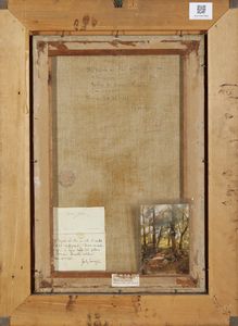 SOLDINI ARNALDO (1862 - 1936) : Bosco con sentiero  - Asta Asta 469 | ARTE ANTICA E DEL XIX SECOLO Online - Associazione Nazionale - Case d'Asta italiane