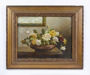 LEIDI PIETRO (1892 - 1930) : Vaso con fiori  - Asta Asta 469 | ARTE ANTICA E DEL XIX SECOLO Online - Associazione Nazionale - Case d'Asta italiane