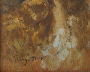 FERAGUTTI VISCONTI ADOLFO (1850 - 1924) : Ritratto femminile di profilo  - Asta Asta 469 | ARTE ANTICA E DEL XIX SECOLO Online - Associazione Nazionale - Case d'Asta italiane