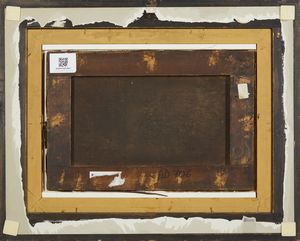 ROSSANO FEDERICO (1835 - 1912) : Veduta lagunare con personaggio  - Asta Asta 469 | ARTE ANTICA E DEL XIX SECOLO Online - Associazione Nazionale - Case d'Asta italiane