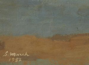 MARCH GIOVANNI (1894 - 1974) : Paesaggio marino  - Asta Asta 469 | ARTE ANTICA E DEL XIX SECOLO Online - Associazione Nazionale - Case d'Asta italiane