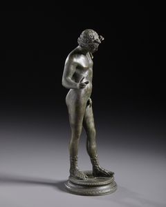 BRONZISTA ITALIANO DEL XIX-XX SECOLO : Narciso  - Asta Asta 469 | ARTE ANTICA E DEL XIX SECOLO Online - Associazione Nazionale - Case d'Asta italiane