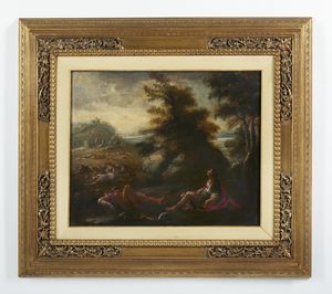 ARTISTA ITALIANO DEL XVII SECOLO : Campo di battaglia dopo lo scontro  - Asta Asta 469 | ARTE ANTICA E DEL XIX SECOLO Online - Associazione Nazionale - Case d'Asta italiane