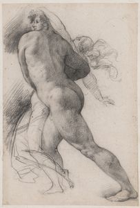 RONCALLI DETTO IL POMARANCIO CRISTOFORO (1552 - 1626) : Cerchia di. Studio di figura virile che trascina una fanciulla  - Asta Asta 469 | ARTE ANTICA E DEL XIX SECOLO Online - Associazione Nazionale - Case d'Asta italiane