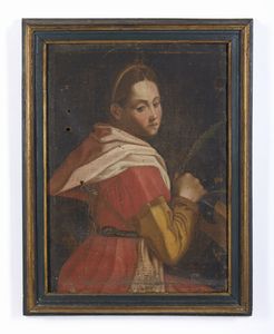ARTISTA DEL XVIII SECOLO : Santa Caterina d'Alessandria  - Asta Asta 469 | ARTE ANTICA E DEL XIX SECOLO Online - Associazione Nazionale - Case d'Asta italiane