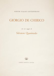 Giorgio de Chirico - Giorgio De Chirico. Con un saggio di Salvatore Quasimodo