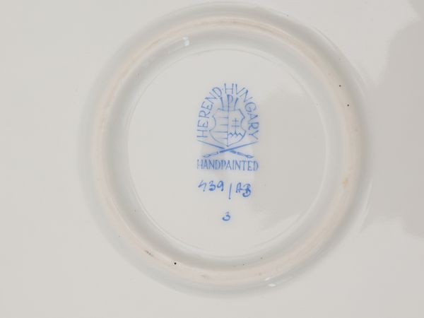 Grande vassoio in porcellana, Indian Basket, Herend  - Asta D�ballage. Occasioni in asta - Associazione Nazionale - Case d'Asta italiane